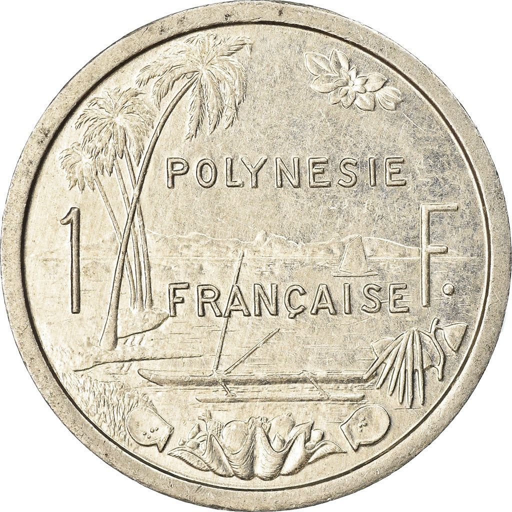 Moneta, Polinezja Francuska, Franc, 1986, Paris, AU(55-58), Aluminium, KM:11