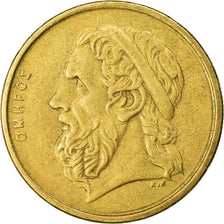 Monnaie, Grèce, Homer, 50 Drachmes, 1992, TTB, Aluminum-Bronze, KM:147