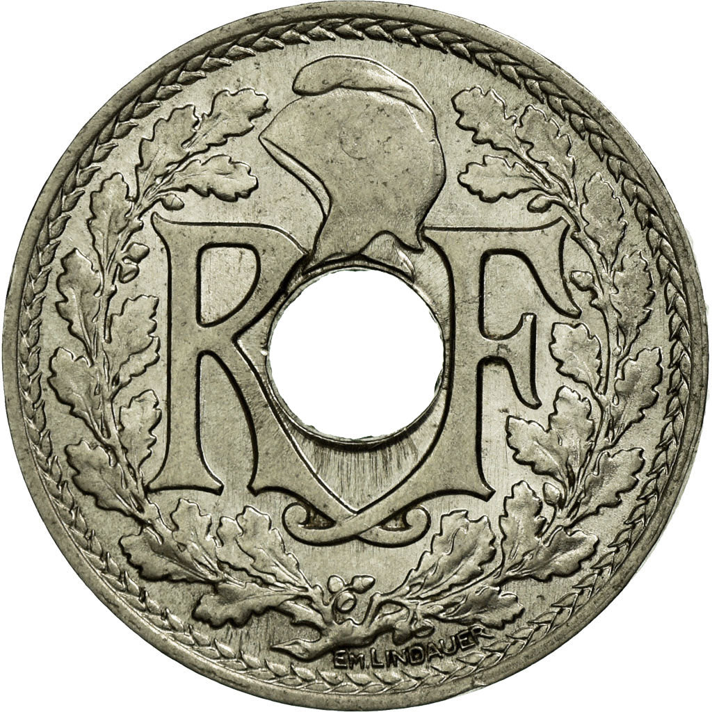 Coin, France, Lindauer, 25 Centimes, 1917, MS(60-62), Nickel, KM:867