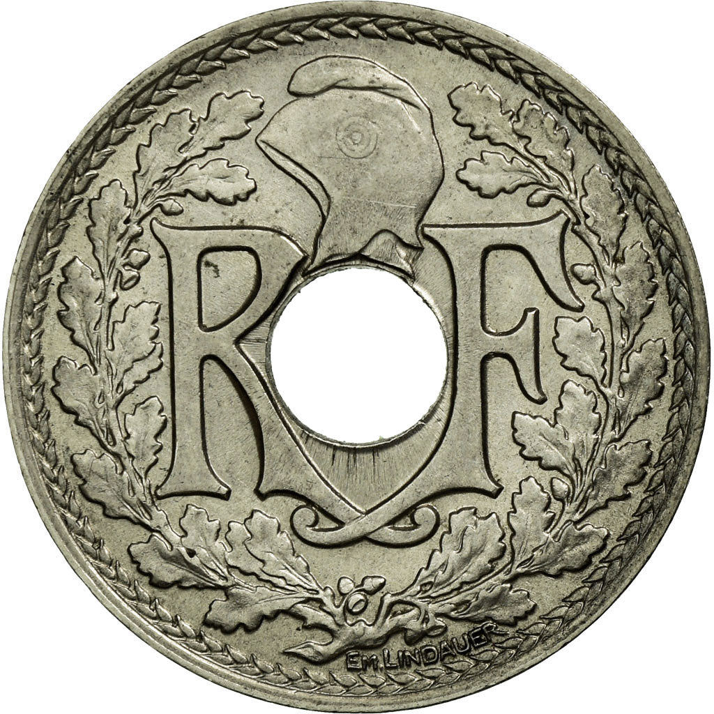 Coin, France, Lindauer, 25 Centimes, 1917, AU(55-58), Nickel, KM:867