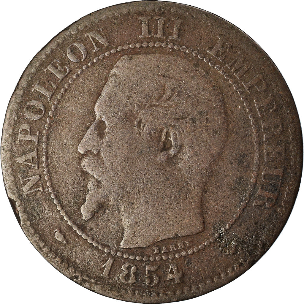 Coin, France, Napoleon III, Napoléon III, 2 Centimes, 1854, Strasbourg