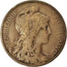 Moneda, Francia, Dupuis, 10 Centimes, 1900, Paris, BC+, Bronce, KM:843