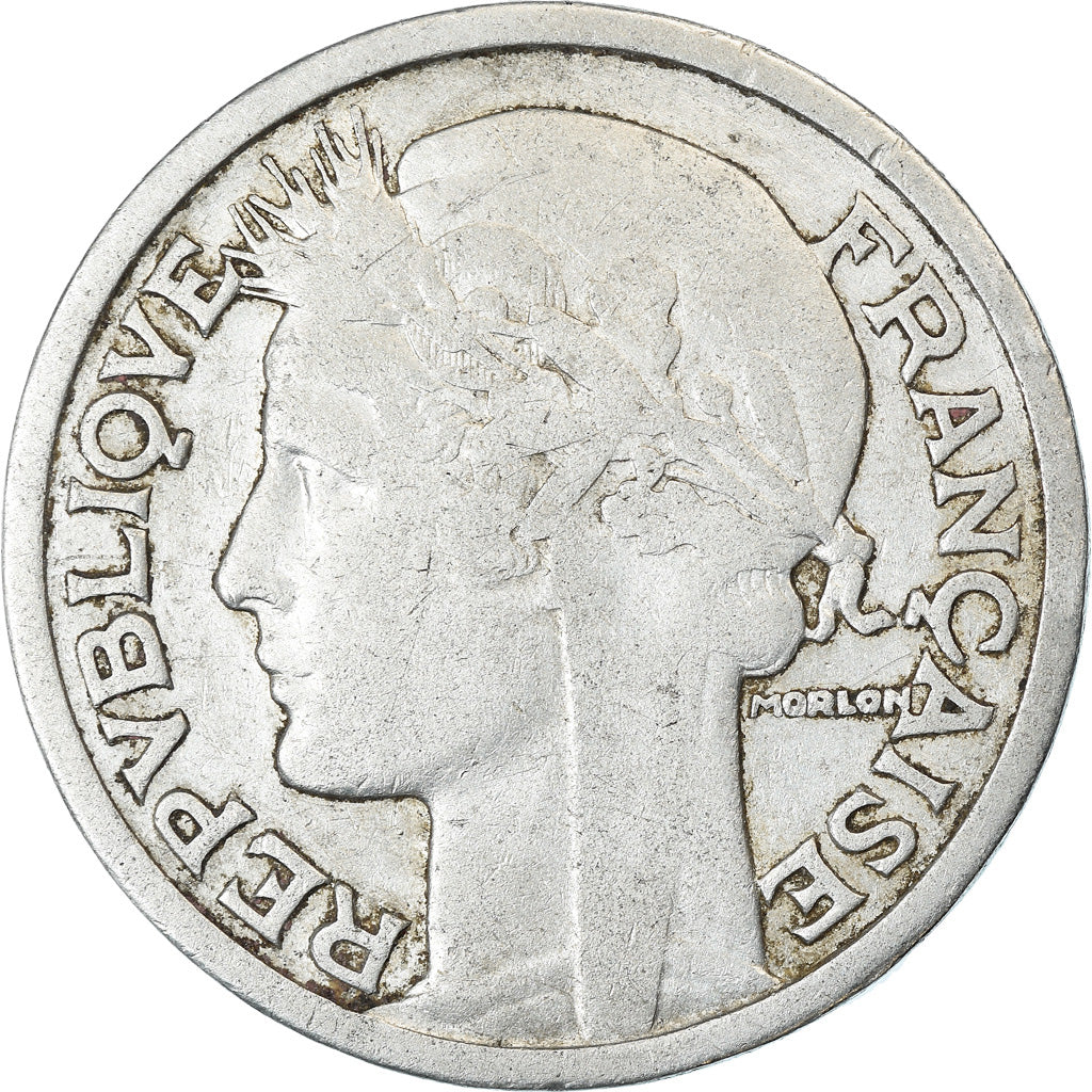 Moneta, Francja, Morlon, 2 Francs, 1946, Beaumont - Le Roger, VF(20-25)