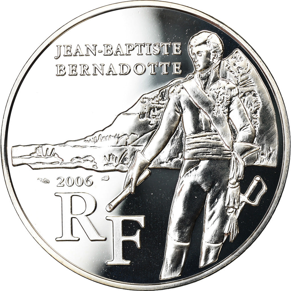 Francia, 1/4 Euro, Bernadotte, 2006, BE, FDC, Argento, KM:1445