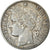 Moeda, França, Cérès, Franc, 1872, Paris, EF(40-45), Prata, KM:822.1