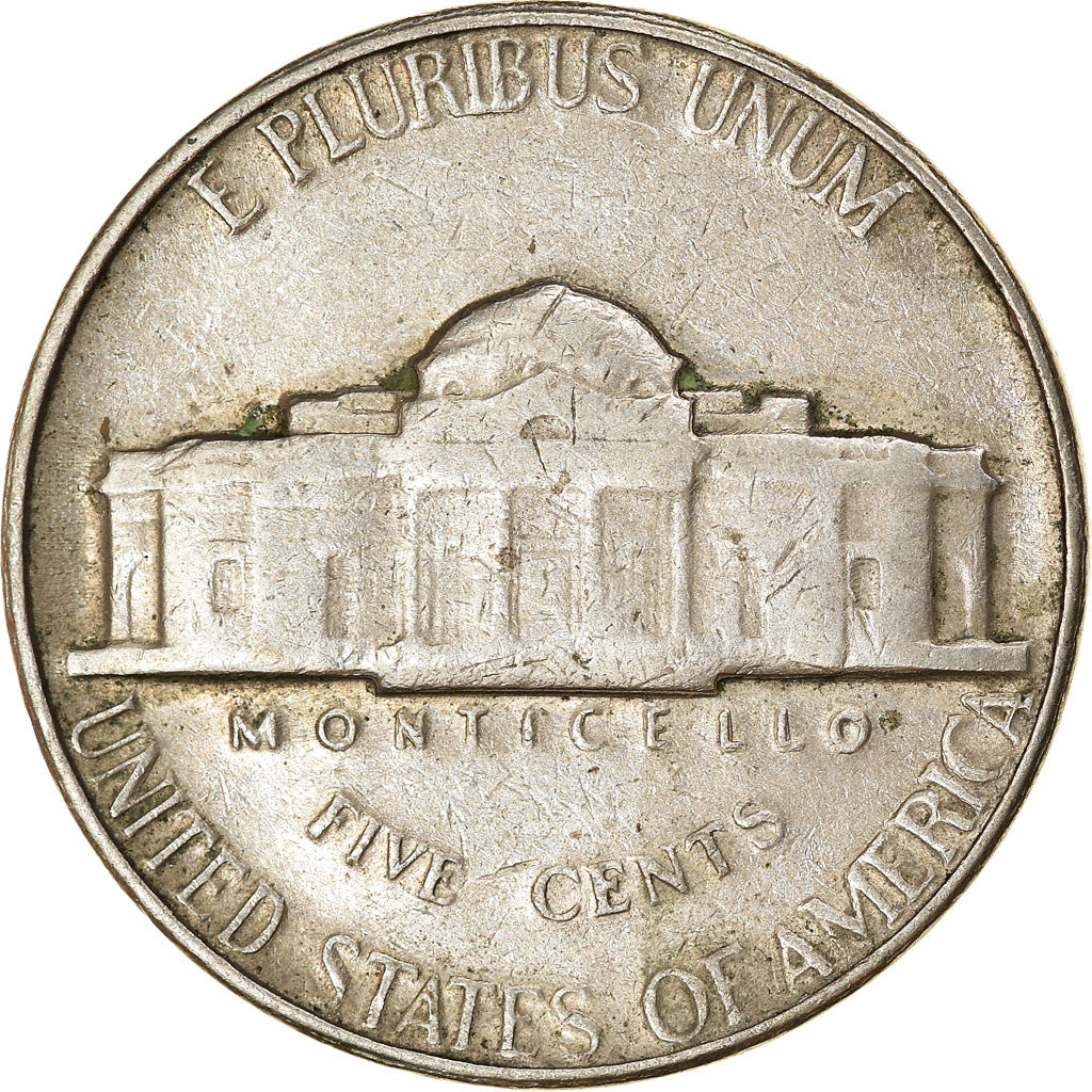 Monnaie, États-Unis, Jefferson Nickel, 5 Cents, 1964, U.S. Mint, Philadelphie
