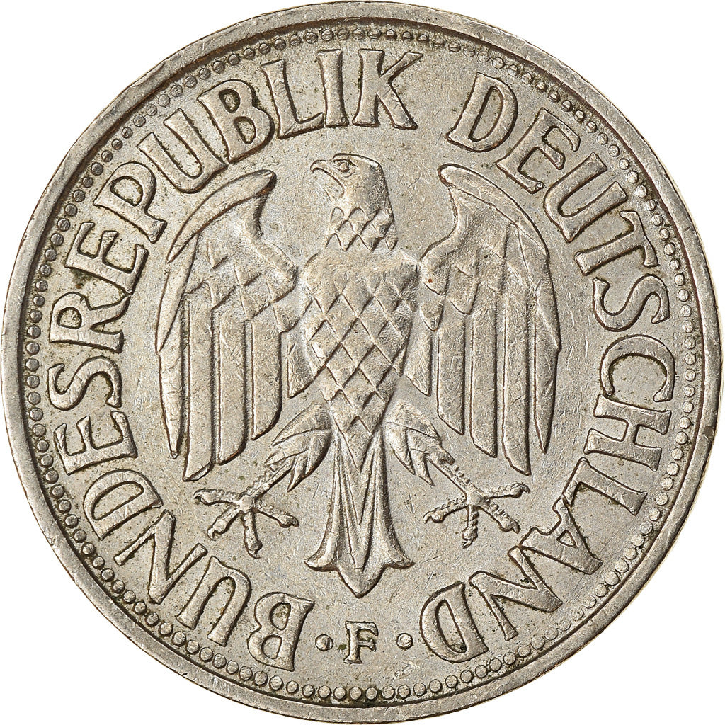 Moneta, GERMANIA - REPUBBLICA FEDERALE, Mark, 1963, Stuttgart, BB, Rame-nichel