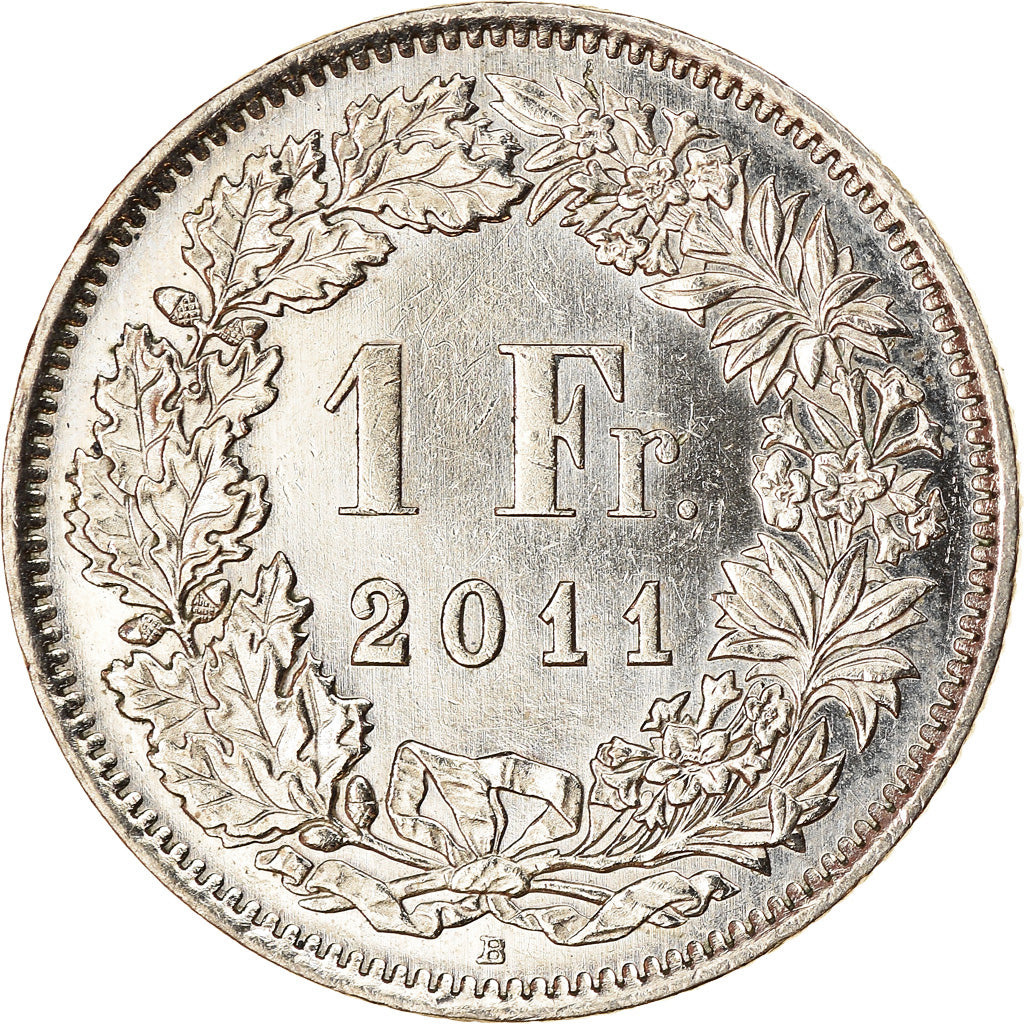 Monnaie, Suisse, Franc, 2011, Bern, TTB+, Copper-nickel, KM:24a.3