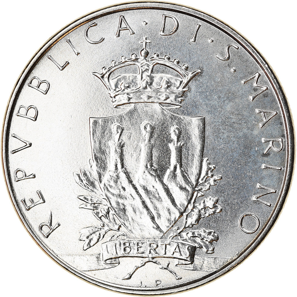 Coin, San Marino, 100 Lire, 1979, Rome, MS(63), Steel, KM:95