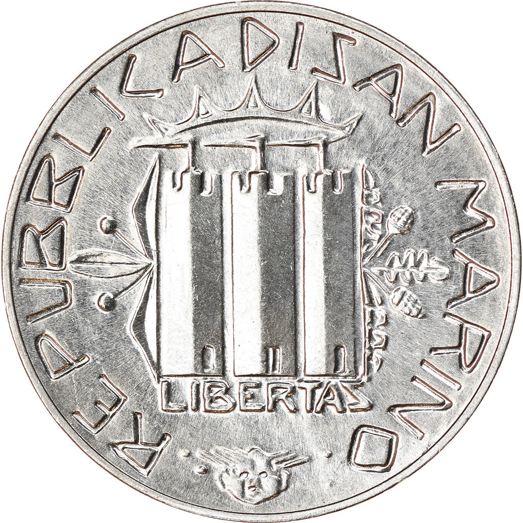 Monnaie, San Marino, 10 Lire, 1985, Rome, SPL, Aluminium, KM:176