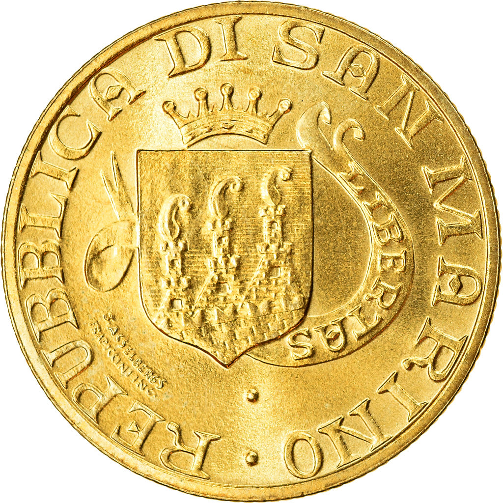 Monnaie, San Marino, 200 Lire, 1989, Rome, SPL, Aluminum-Bronze, KM:238