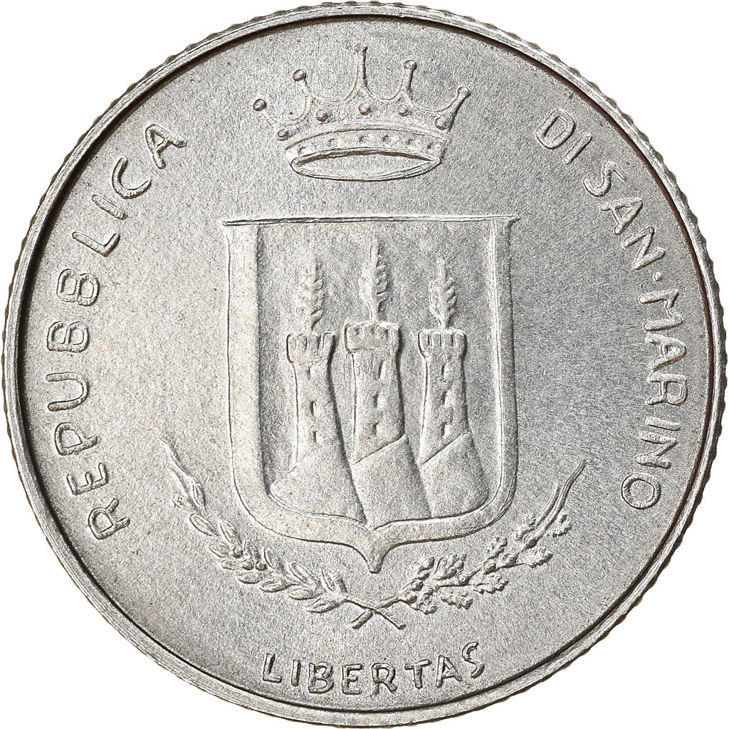 Monnaie, San Marino, 2 Lire, 1983, Rome, SUP, Aluminium, KM:146