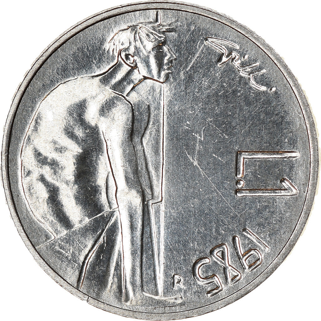 Monnaie, San Marino, Lira, 1985, Rome, SPL, Aluminium, KM:173