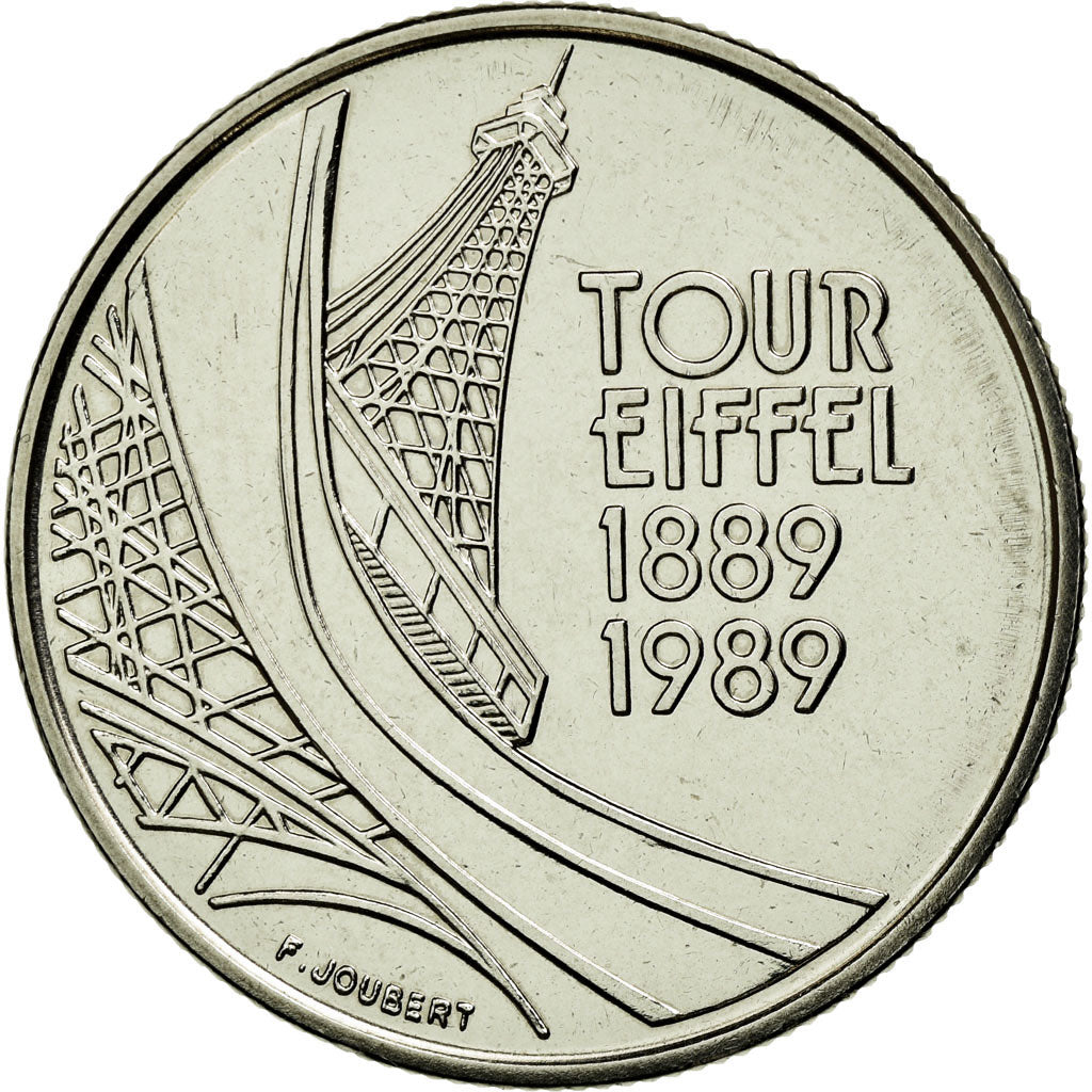 Coin, France, 5 Francs, 1989, AU(55-58), Nickel, KM:E143, Gadoury:772