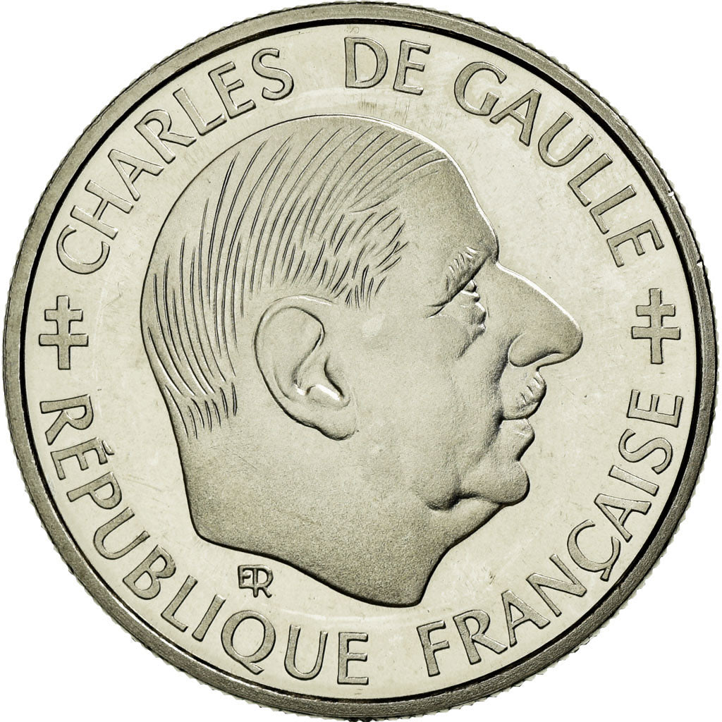 Coin, France, Franc, 1988, MS(60-62), Nickel, KM:E138, Gadoury:475
