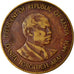 Moneta, Kenia, 10 Cents, 1984, British Royal Mint, EF(40-45), Mosiądz niklowy