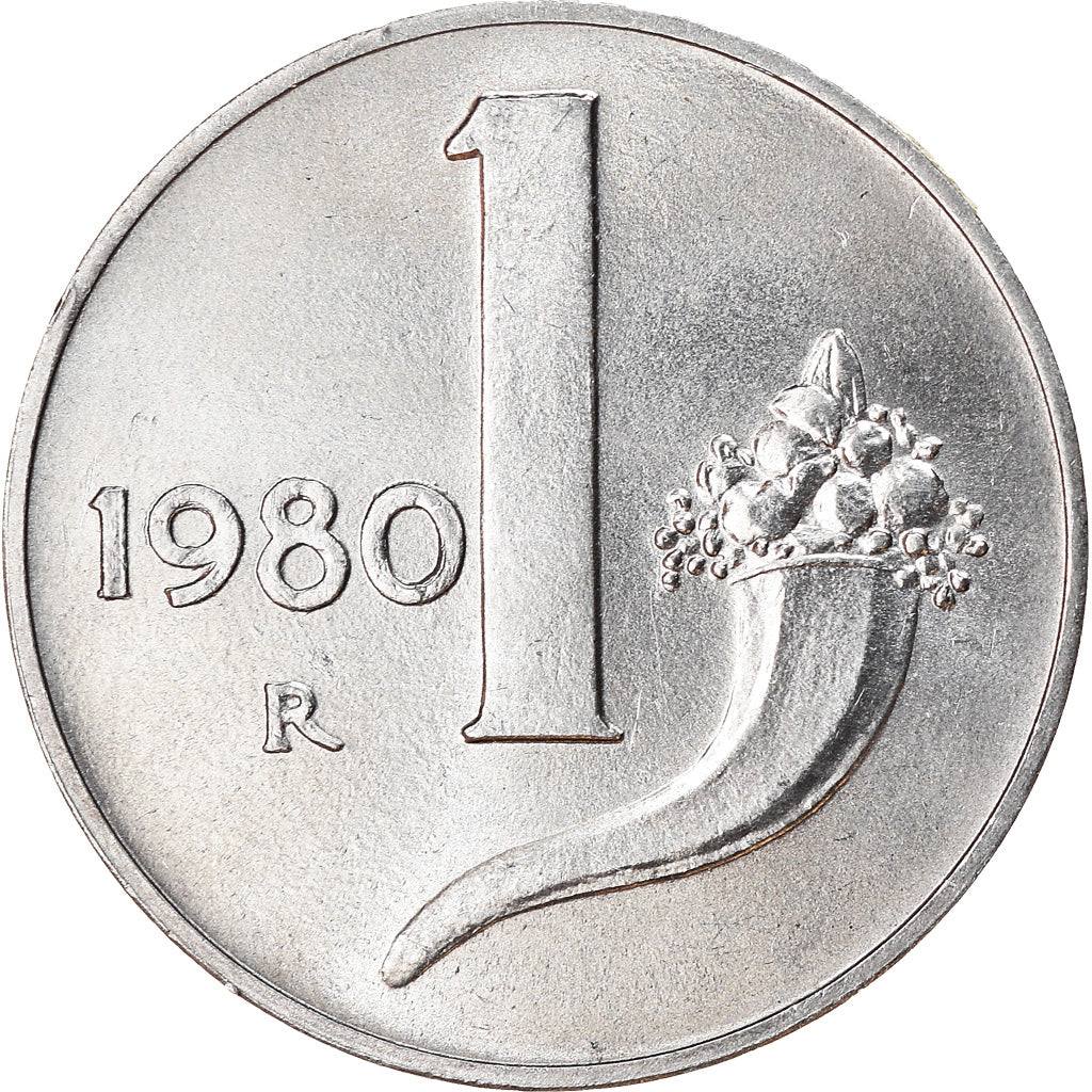 Münze, Italien, Lira, 1980, Rome, SS+, Aluminium, KM:91