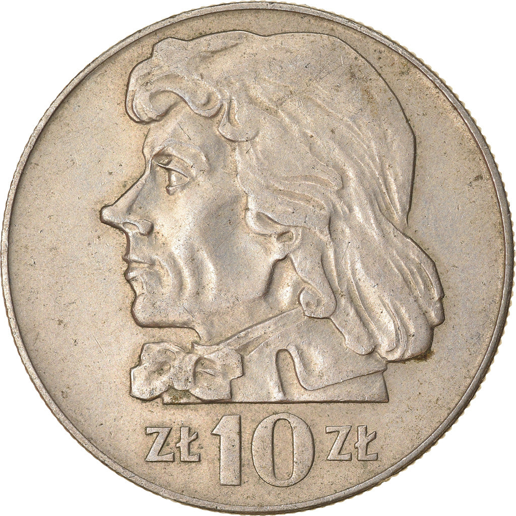 Moneta, Polonia, 10 Zlotych, 1969, Warsaw, BB, Rame-nichel, KM:50a