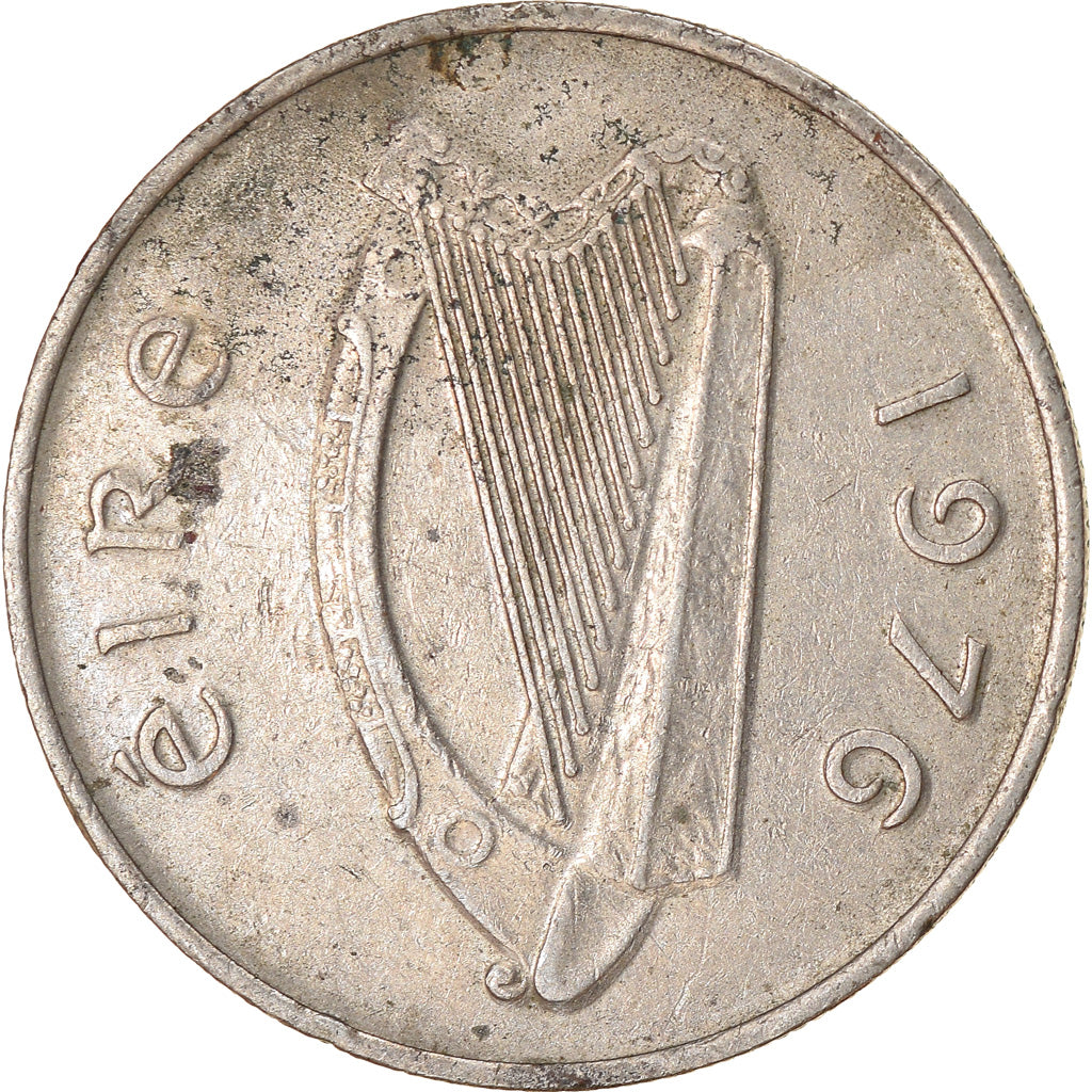 Munten, REPUBLIEK IERLAND, 5 Pence, 1976, FR+, Copper-nickel, KM:22