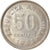 Münze, Argentinien, 50 Centavos, 1953, SS, Nickel Clad Steel, KM:49