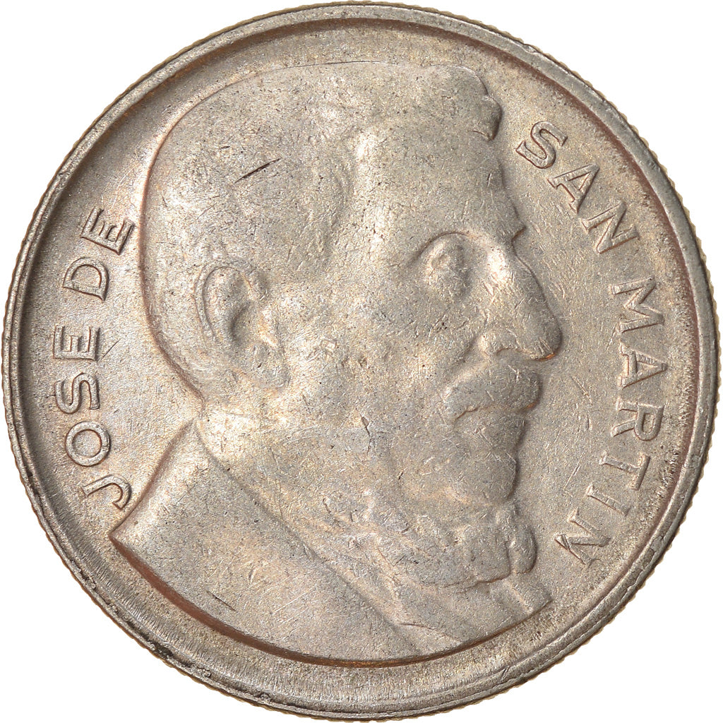 Coin, Argentina, 20 Centavos, 1952, EF(40-45), Copper-nickel, KM:48