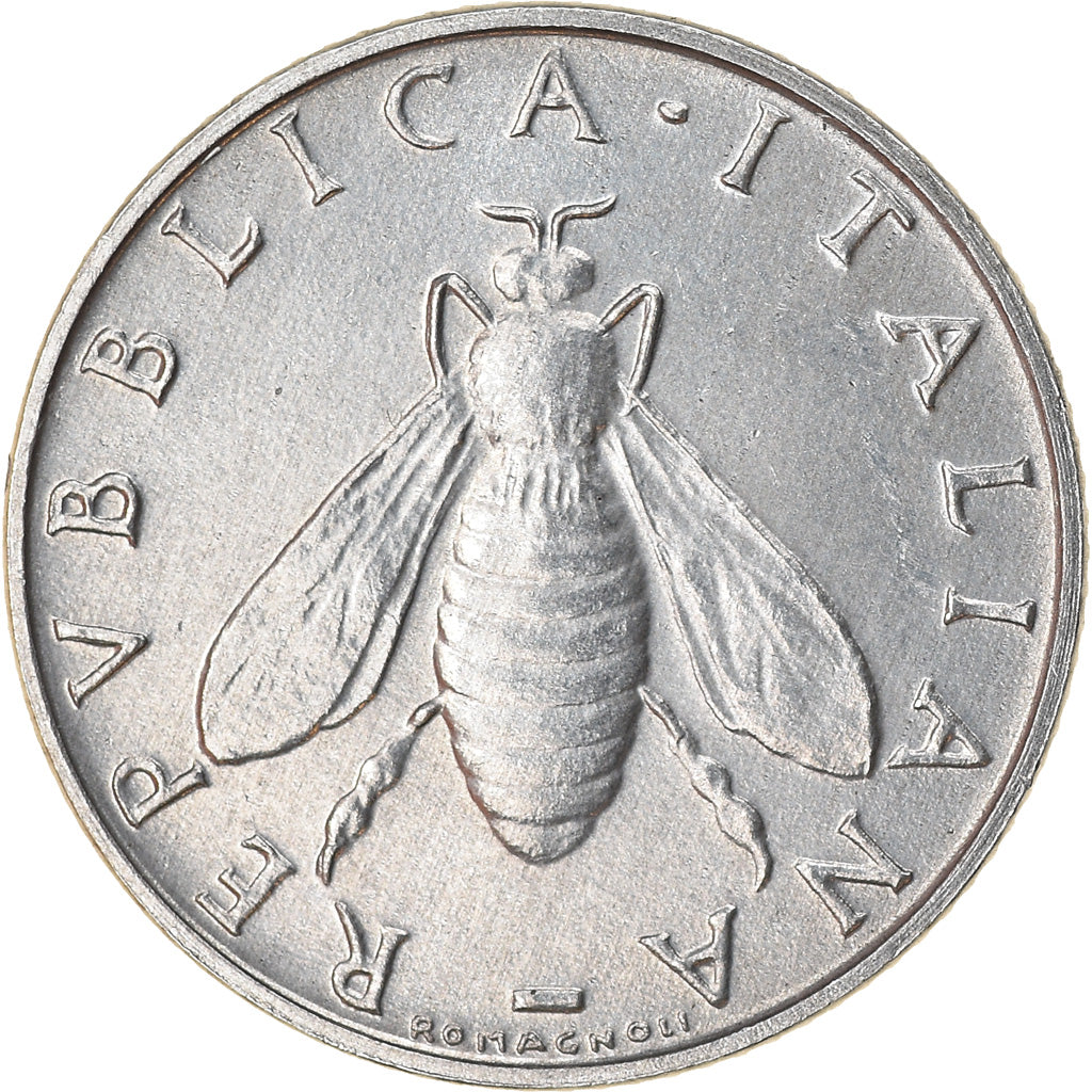 Coin, Italy, 2 Lire, 1997, Rome, AU(50-53), Aluminum, KM:94