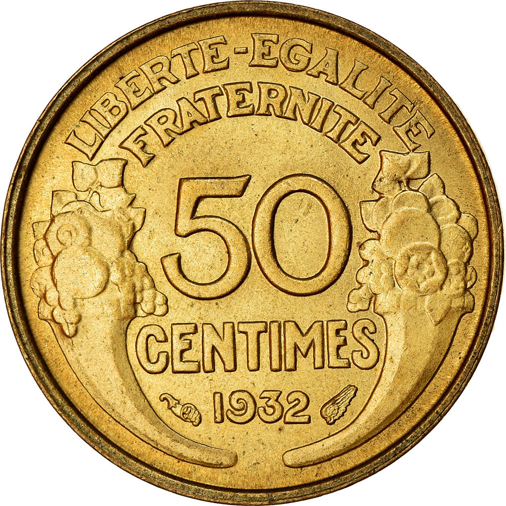 Monnaie, France, Morlon, 50 Centimes, 1932, TTB+, Aluminum-Bronze, KM:894.1