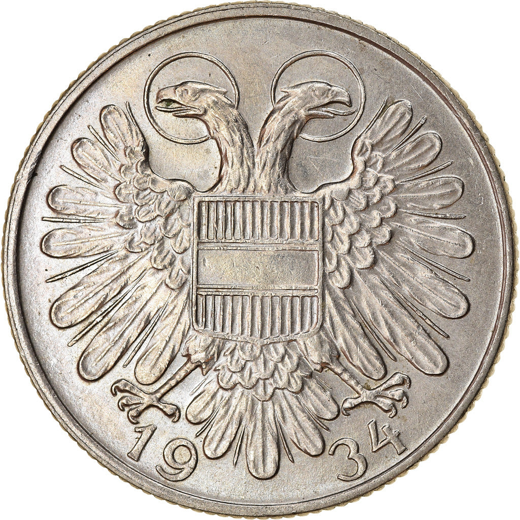 Münze, Österreich, Schilling, 1934, SS, Copper-nickel, KM:2851