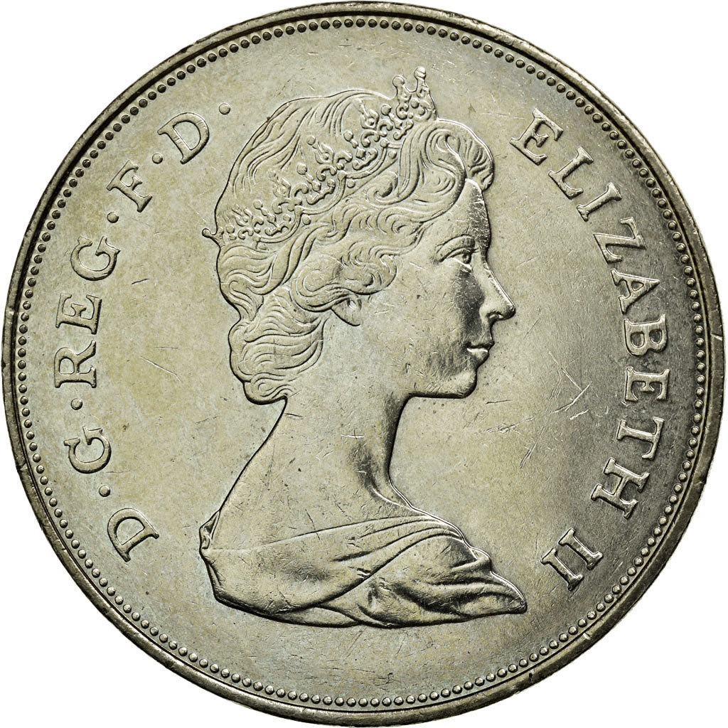 Moneda, Gran Bretaña, Elizabeth II, 25 New Pence, 1981, EBC+, Cobre - níquel