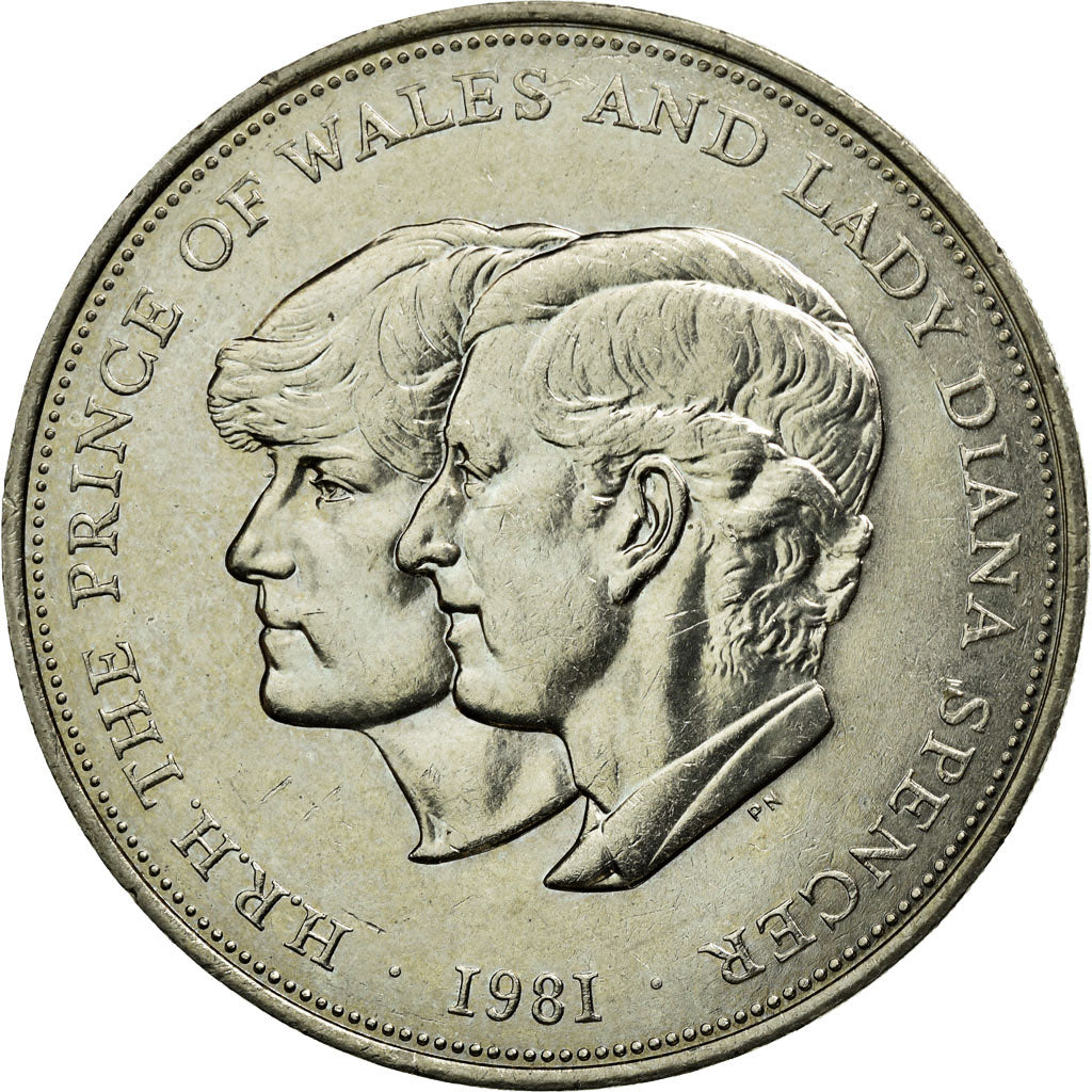 Moneda, Gran Bretaña, Elizabeth II, 25 New Pence, 1981, EBC+, Cobre - níquel