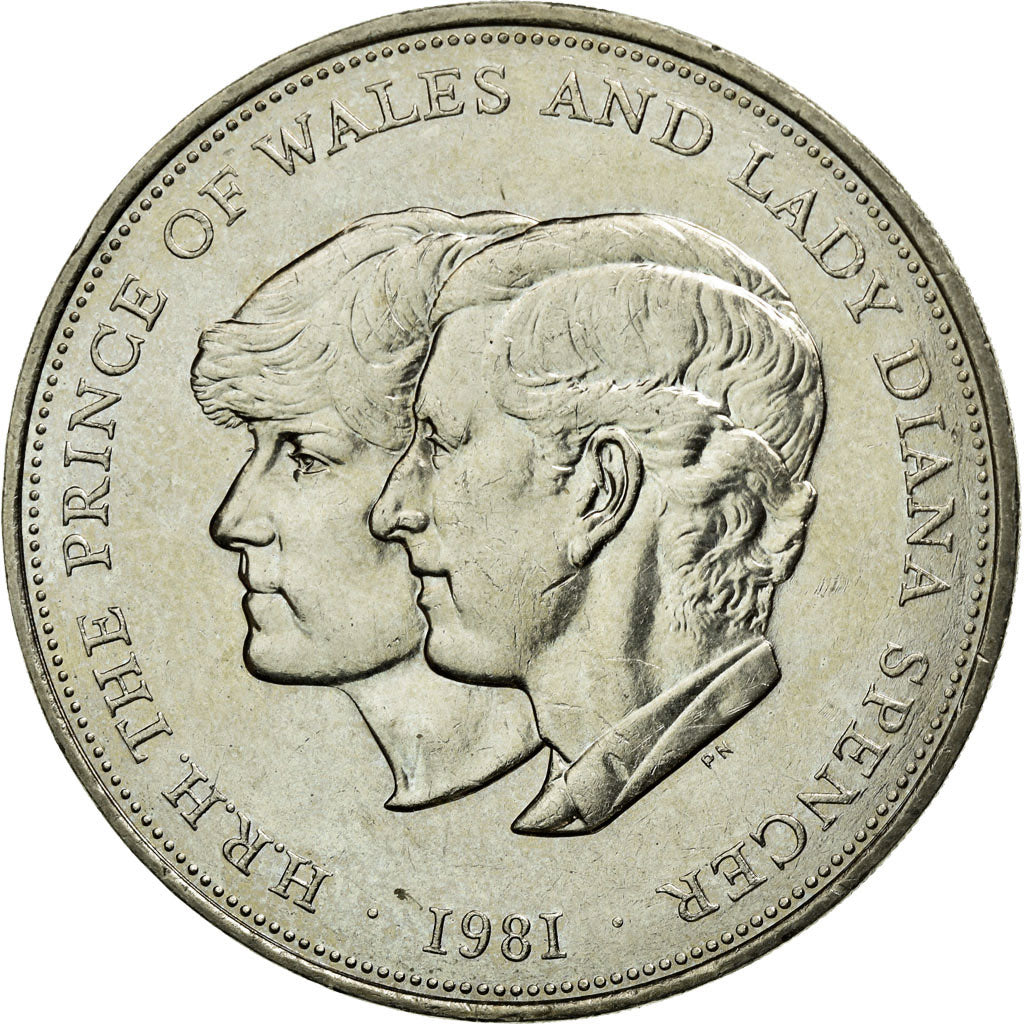 Moneta, Gran Bretagna, Elizabeth II, 25 New Pence, 1981, SPL, Rame-nichel