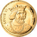 Francja, Medal, Les Rois de France, Louis VI, Historia, MS(64), Vermeil