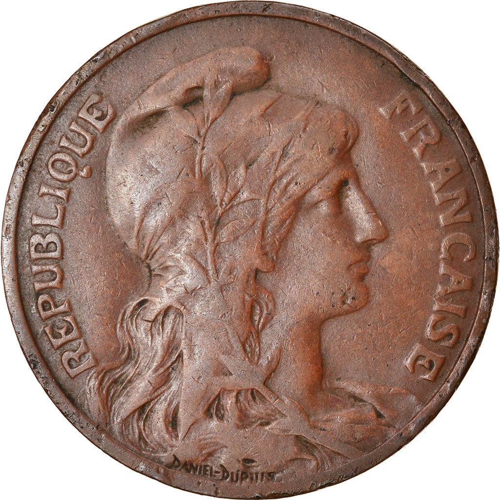 Munten, Frankrijk, Dupuis, 10 Centimes, 1913, Paris, FR+, Bronze, KM:843