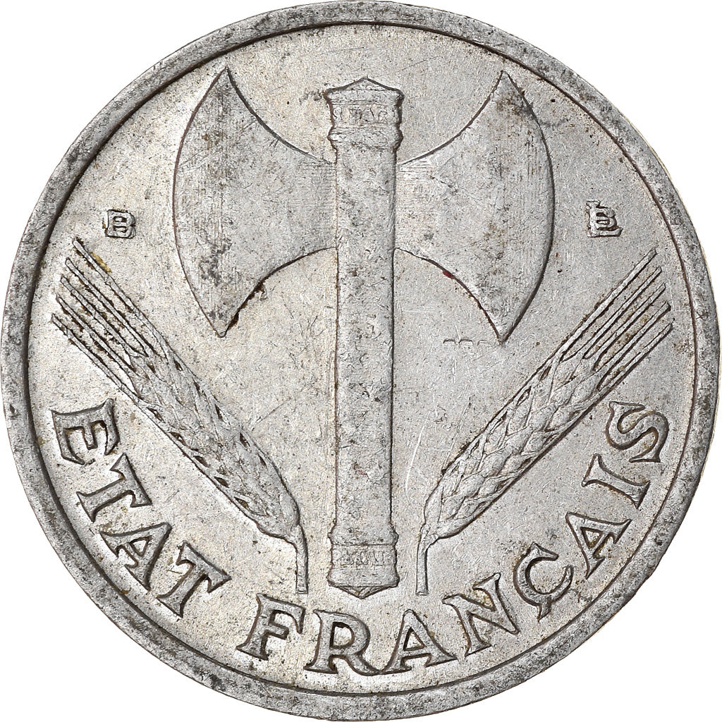 Munten, Frankrijk, Bazor, 50 Centimes, 1944, Beaumont - Le Roger, ZF, Aluminium