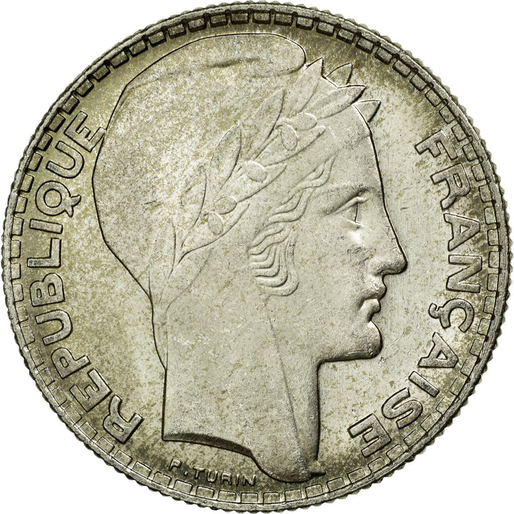 Munten, Frankrijk, Turin, 10 Francs, 1932, Paris, PR+, Zilver, KM:878