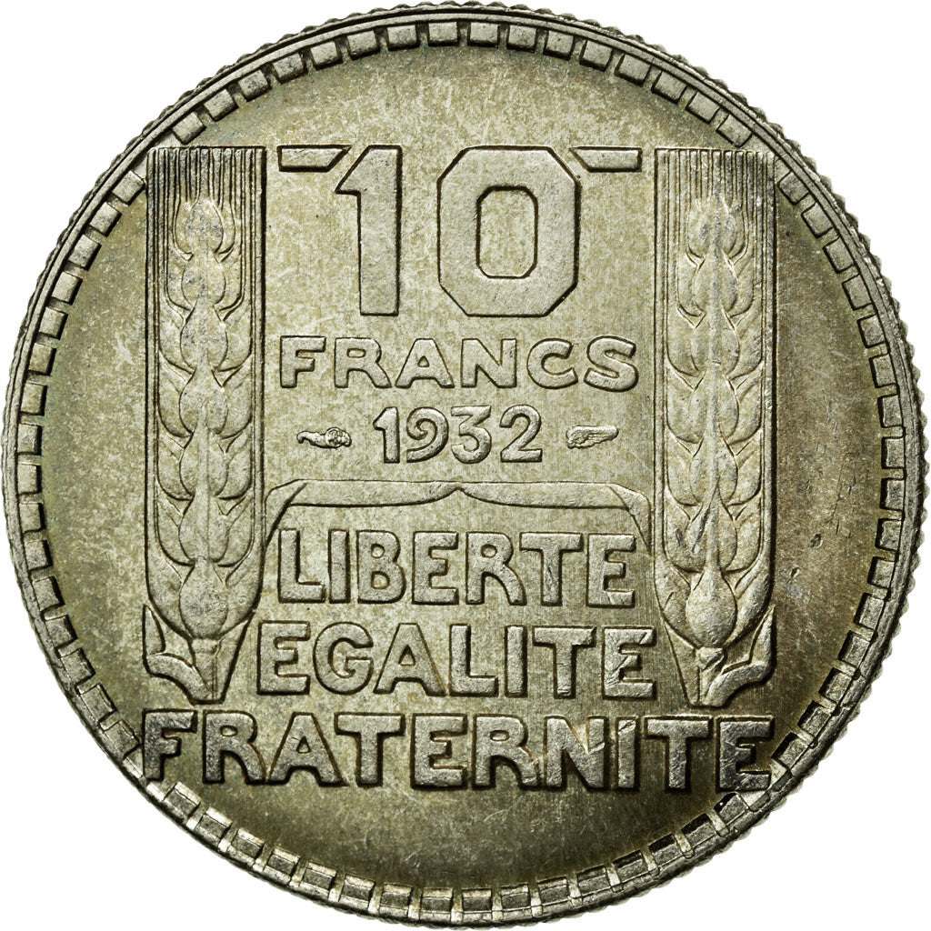 Munten, Frankrijk, Turin, 10 Francs, 1932, Paris, PR+, Zilver, KM:878