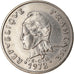Coin, New Caledonia, 20 Francs, 1972, Paris, AU(50-53), Nickel, KM:12