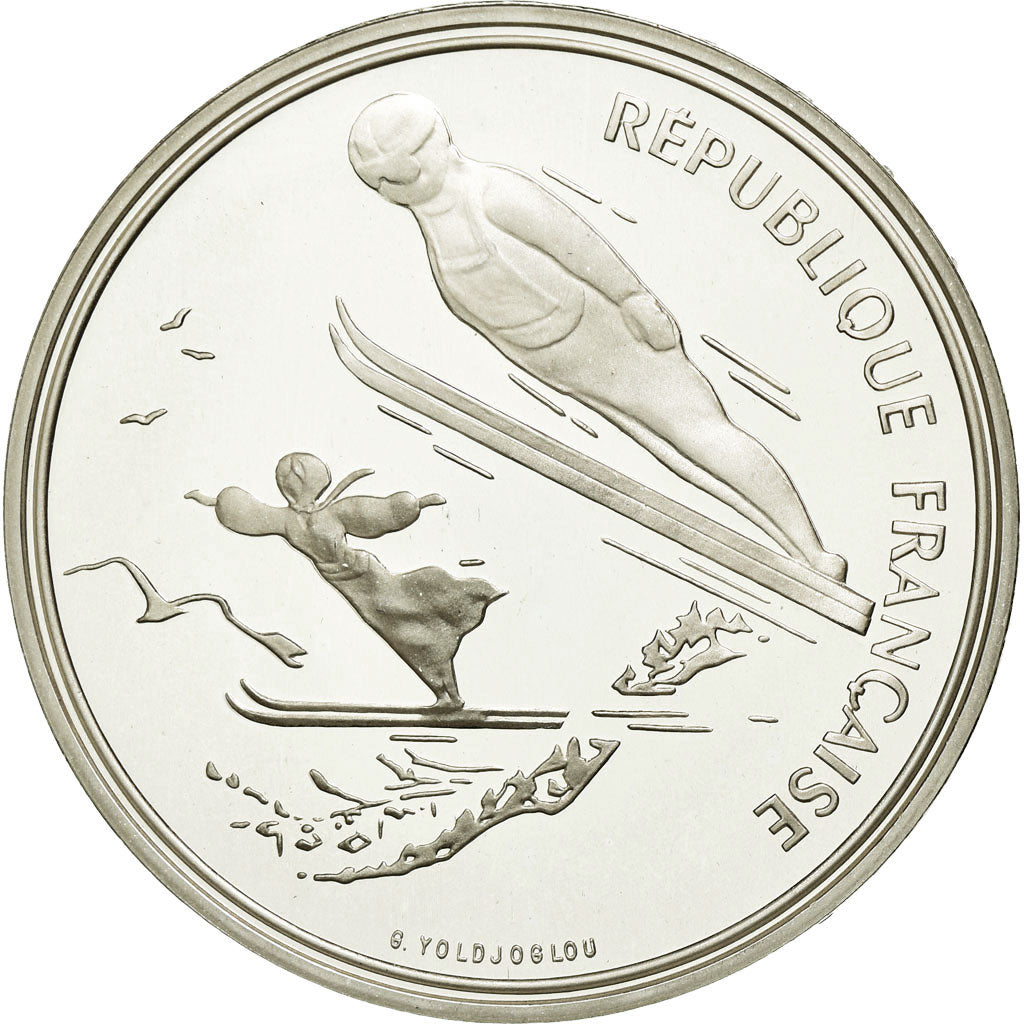 Moneta, Francia, 100 Francs, 1991, FDC, Argento, KM:995