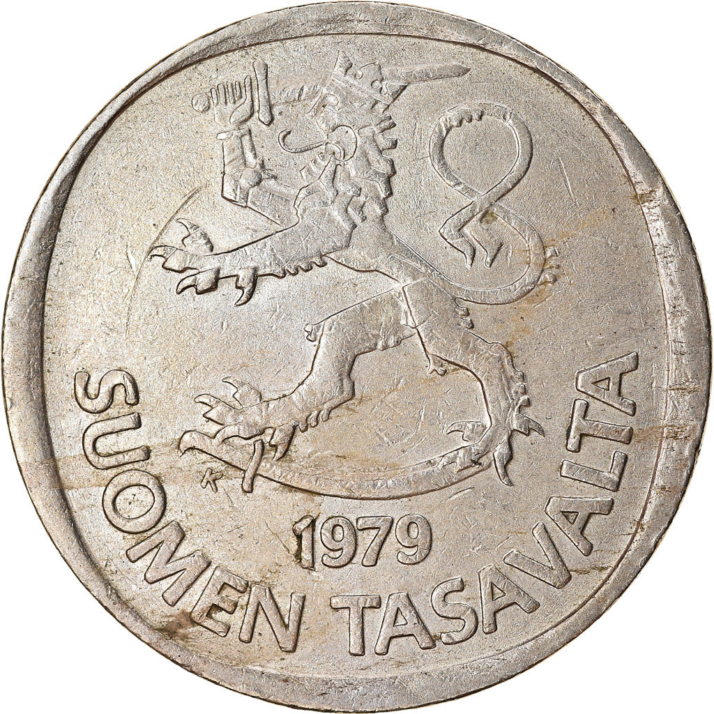 Coin, Finland, Markka, 1979, EF(40-45), Copper-nickel, KM:49a