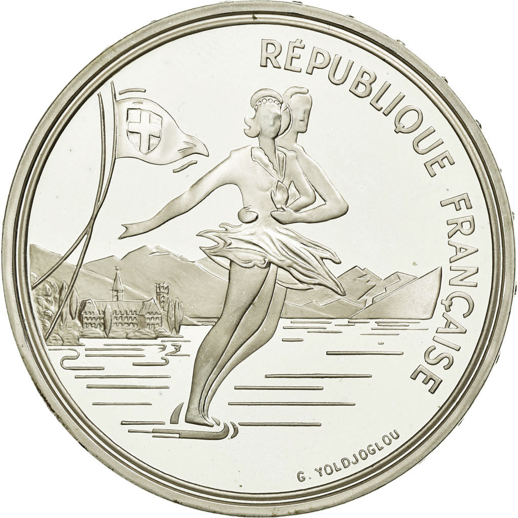 Coin, France, 100 Francs, 1989, MS(65-70), Silver, KM:972