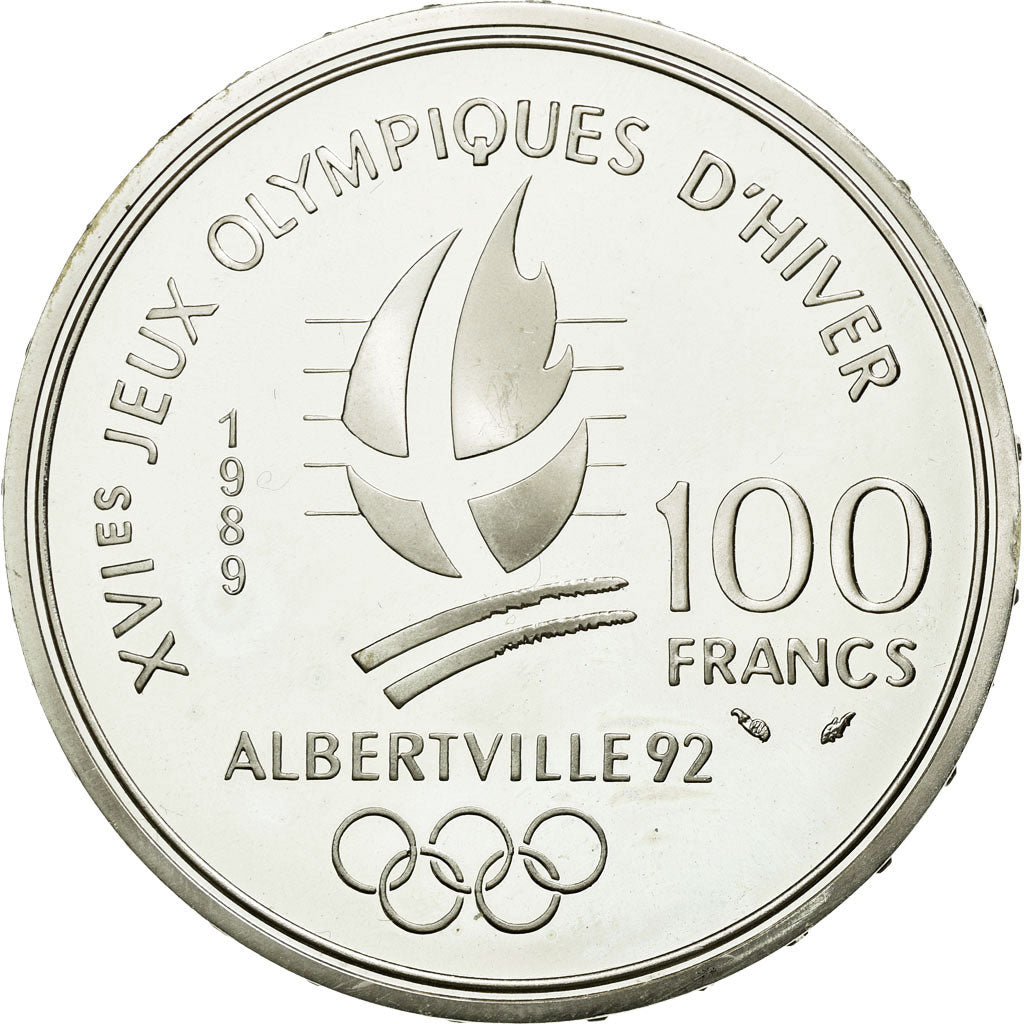 Coin, France, 100 Francs, 1989, MS(65-70), Silver, KM:972
