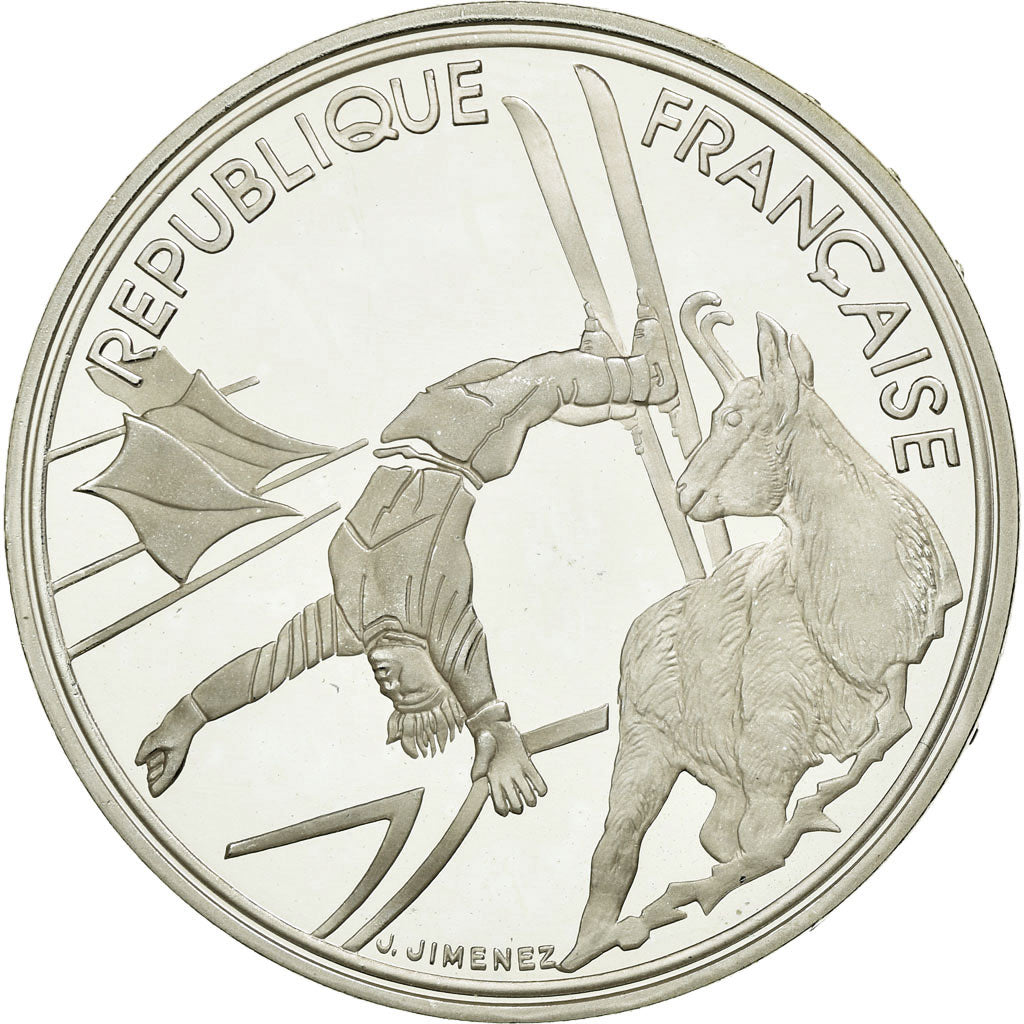 Coin, France, 100 Francs, 1990, MS(65-70), Silver, KM:983