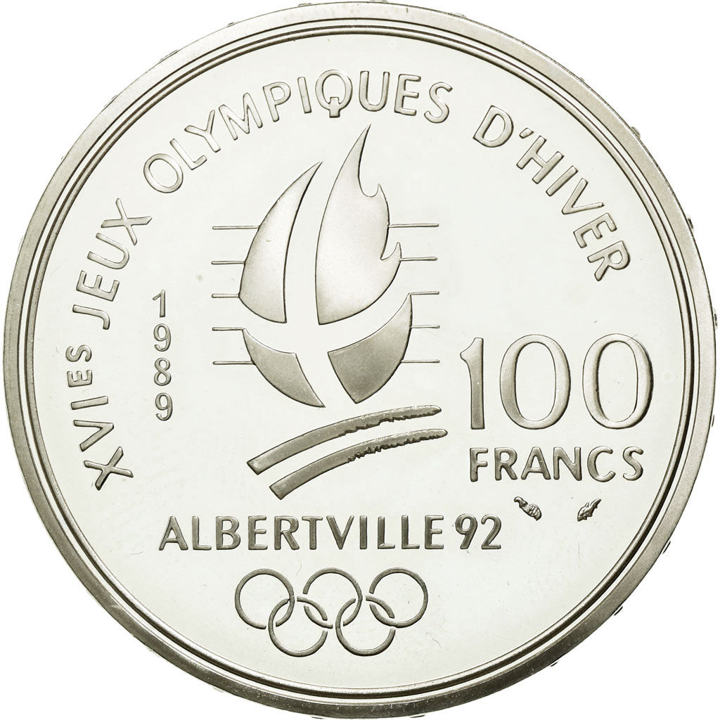 Coin, France, 100 Francs, 1989, MS(65-70), Silver, KM:971