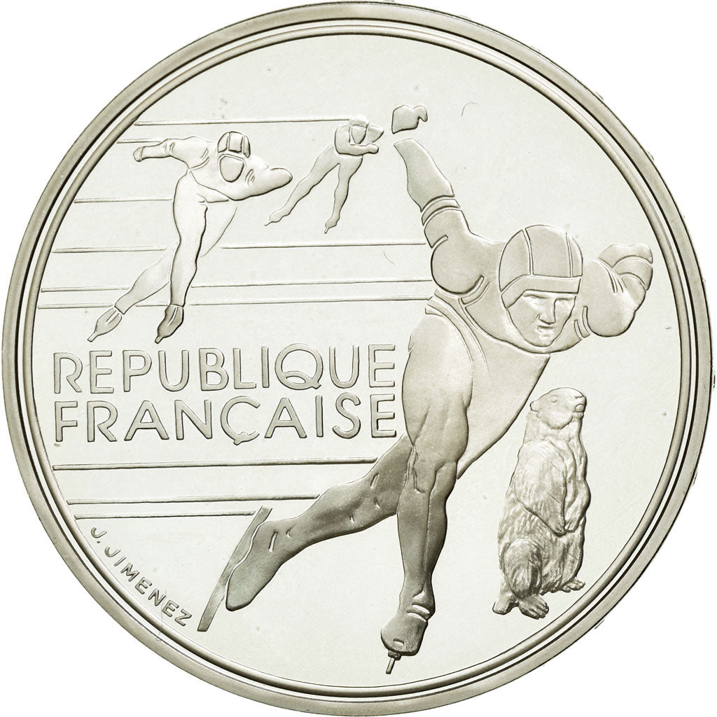 Coin, France, 100 Francs, 1990, MS(65-70), Silver, KM:980