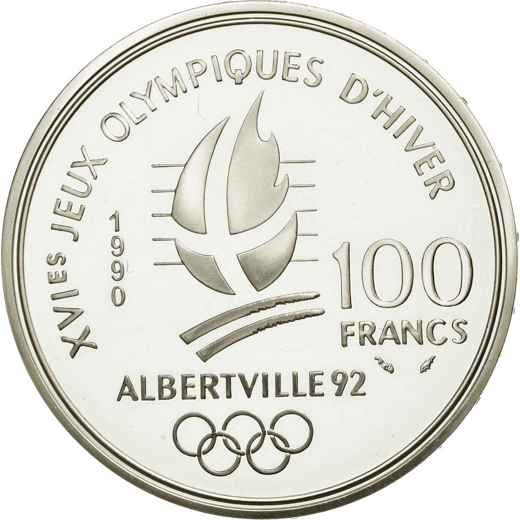 Coin, France, 100 Francs, 1990, MS(65-70), Silver, KM:980