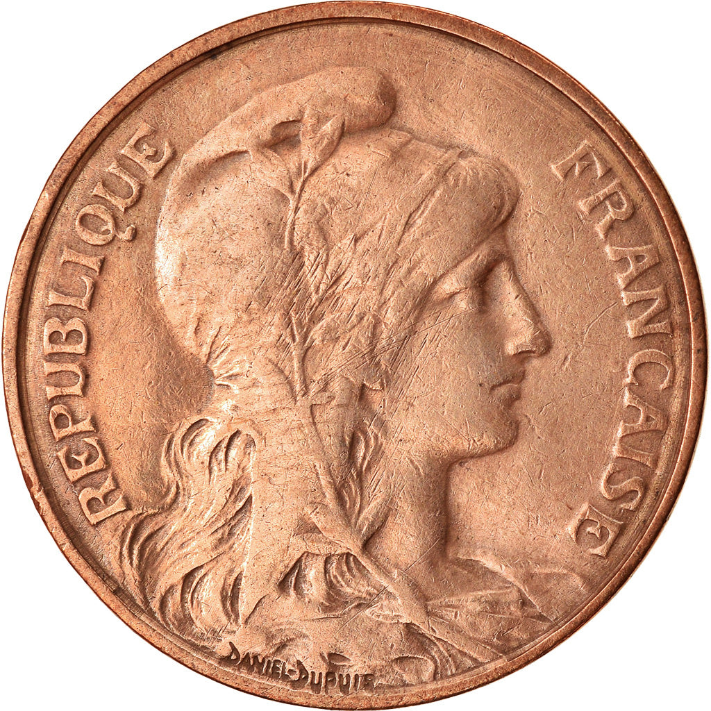 Coin, France, Dupuis, 5 Centimes, 1916, Paris, Etoile, VF(30-35), Bronze