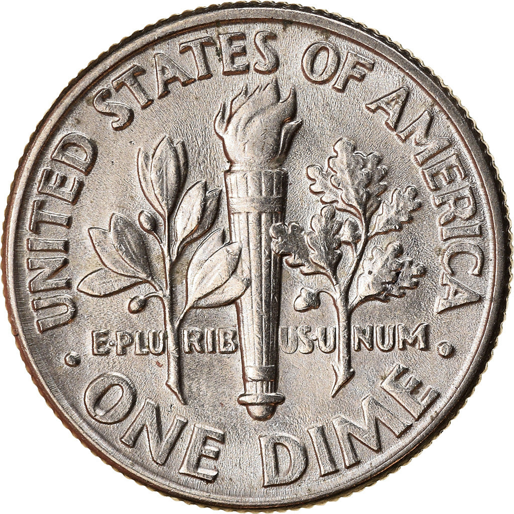Moeda, Estados Unidos da América, Roosevelt Dime, Dime, 1991, U.S. Mint