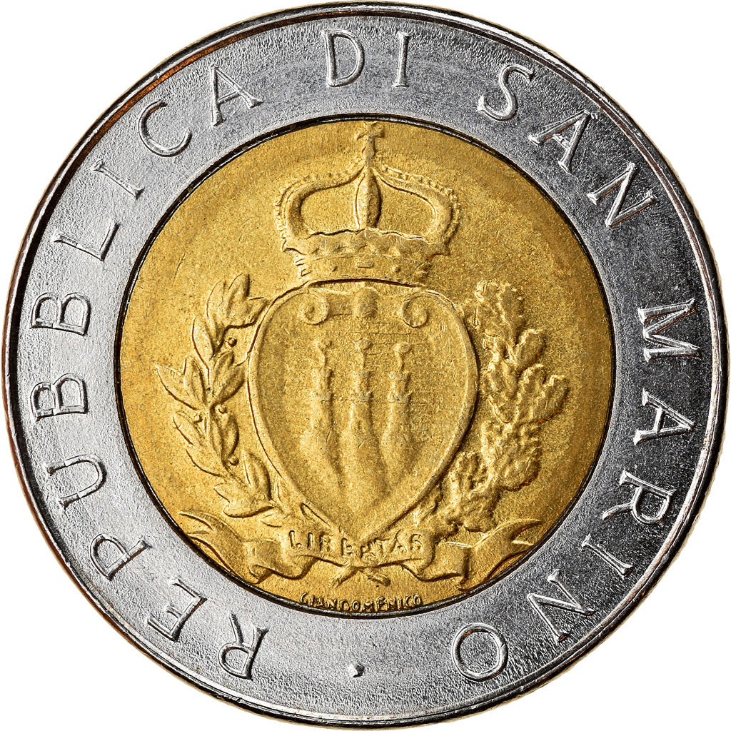Monnaie, San Marino, 15th Anniversary - Resumption of Coinage, 500 Lire, 1987