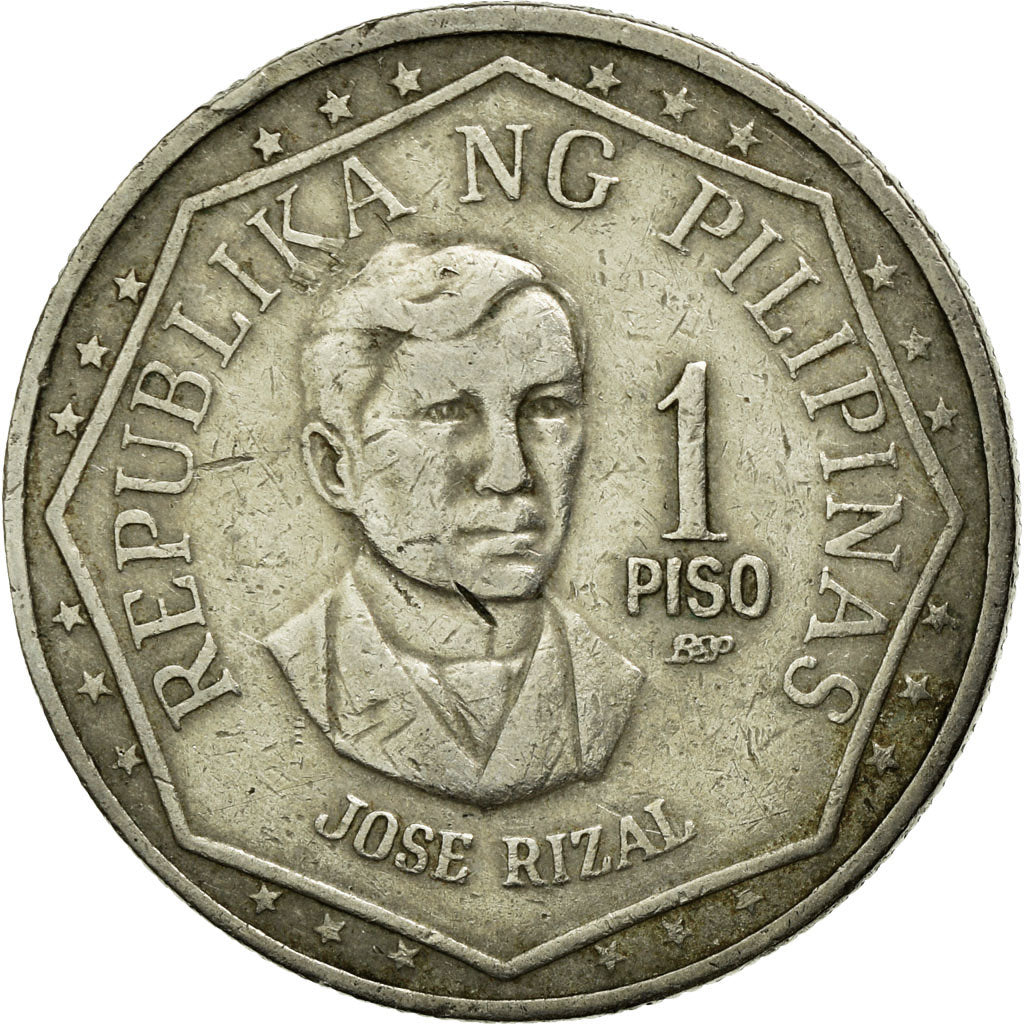Coin, Philippines, Piso, 1982, EF(40-45), Copper-nickel, KM:209.2