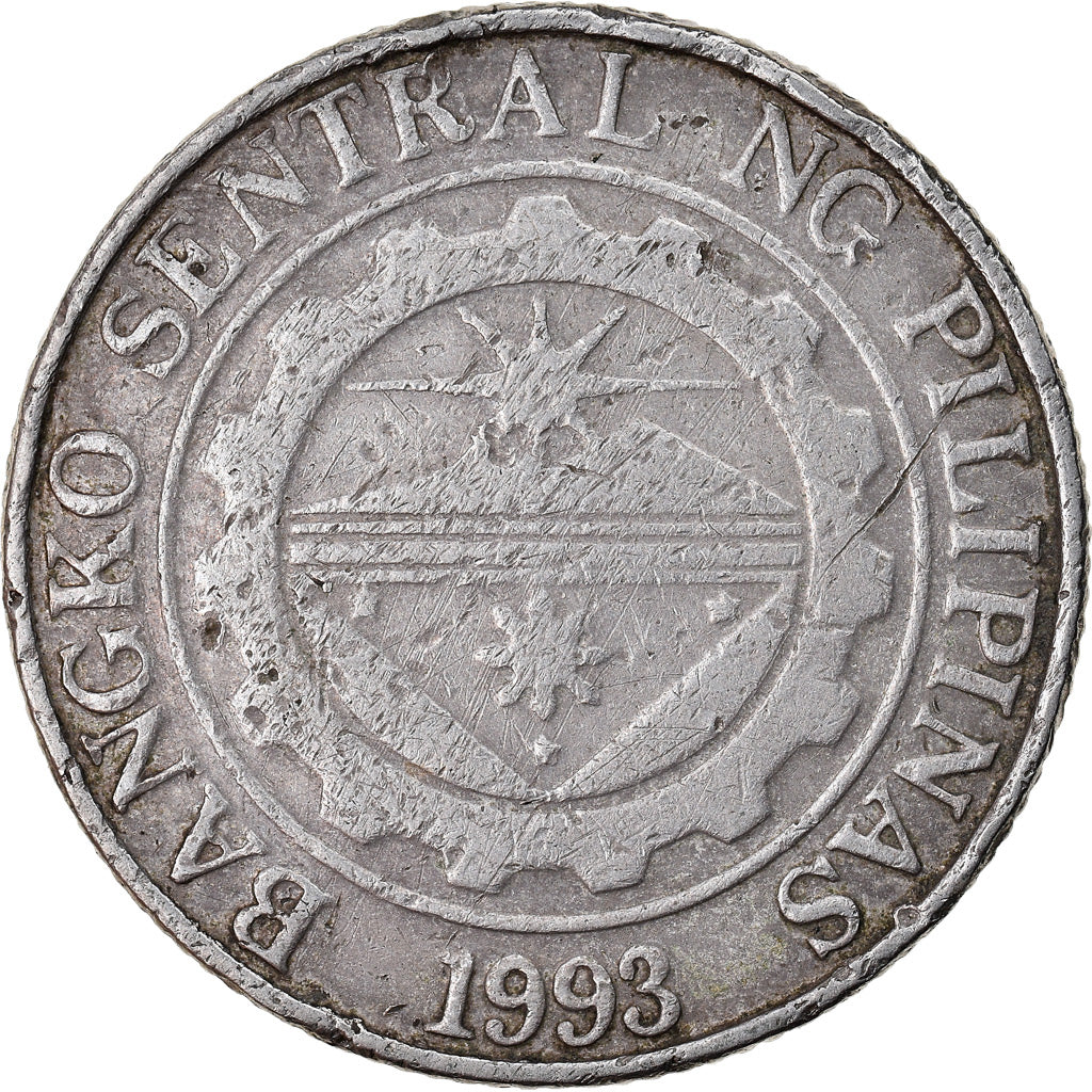 Moneda, Filipinas, Piso, 2002, BC+, Cobre - níquel, KM:269